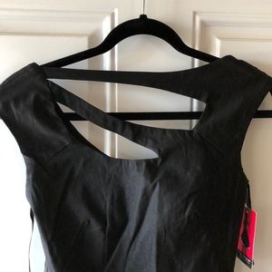 Unique Vintage black wiggle dress